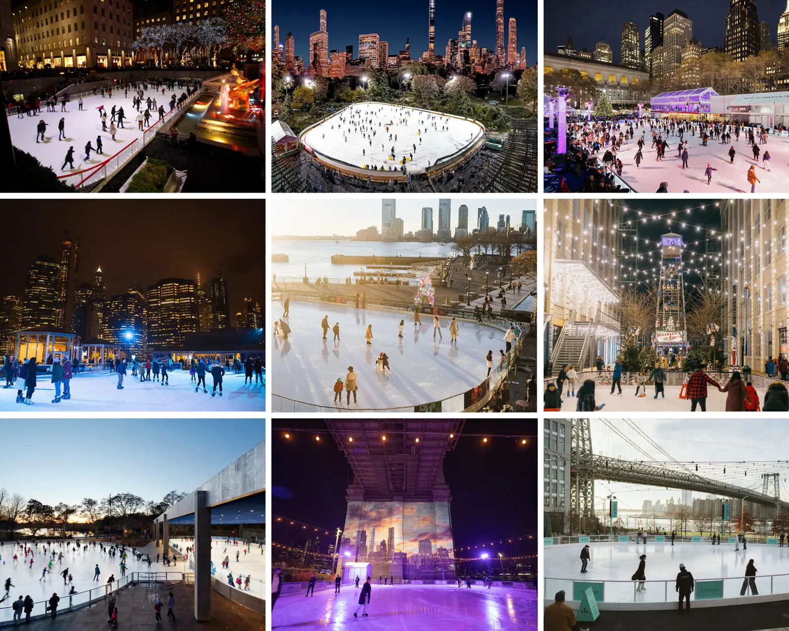 15 best ice skating rinks in NYC