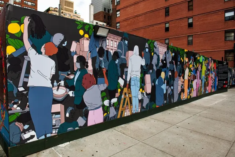 NYC wants artists to spice up sidewalk sheds and construction fencing
