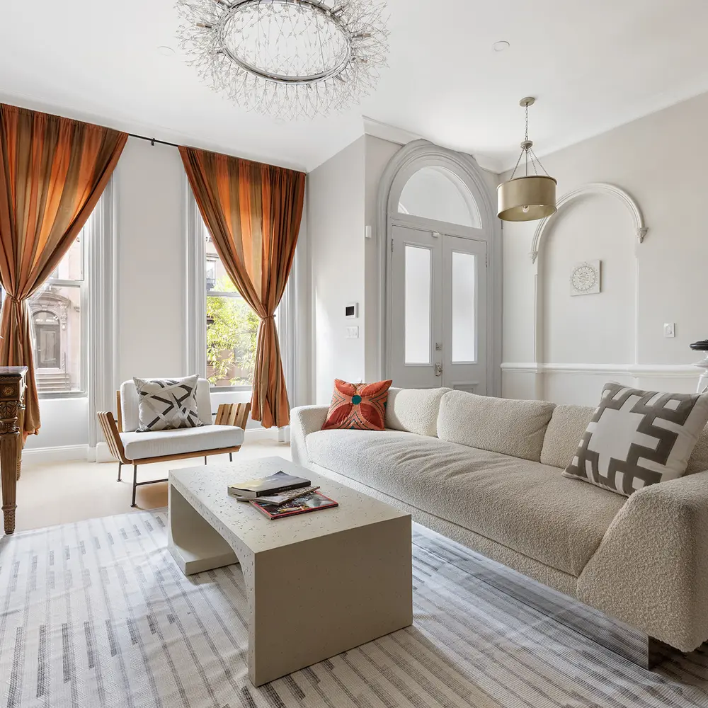 This $3.5M Harlem townhouse has stylish new interiors, outdoor space, and lots of options