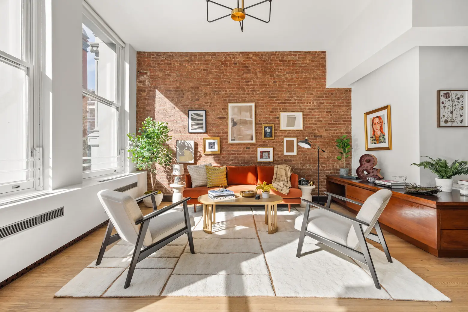 $3.65M Soho loft has a just-right layout, with two bedrooms, a den, and closets everywhere