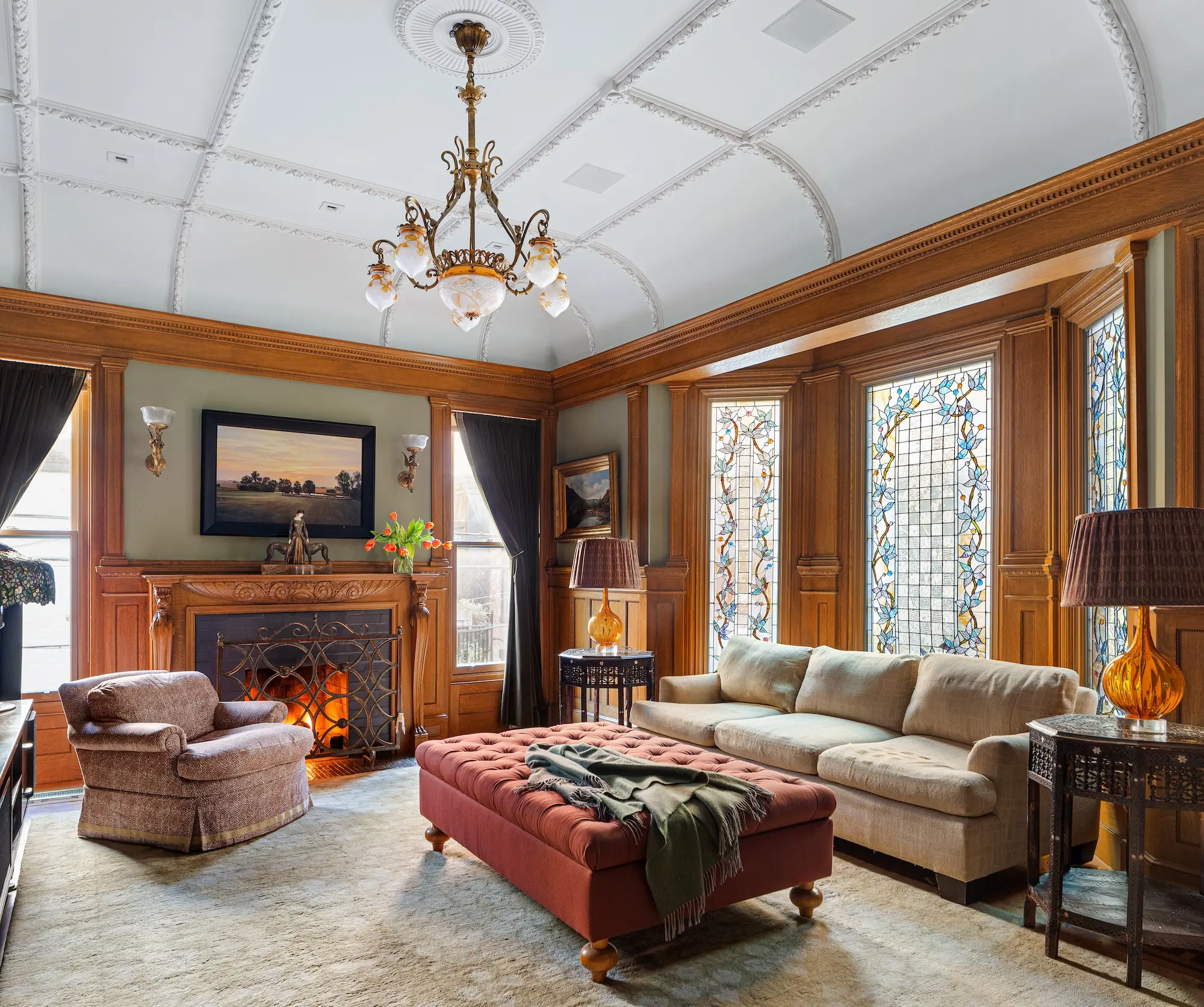 This $7M limestone townhouse brings restored Park Slope perfection to ...