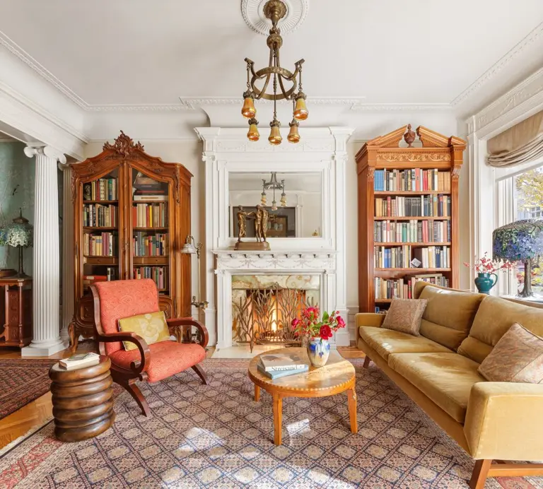 Spectacular Park Slope Pad with Bookshelf-Lined Walls Asks $1.5 Million ...