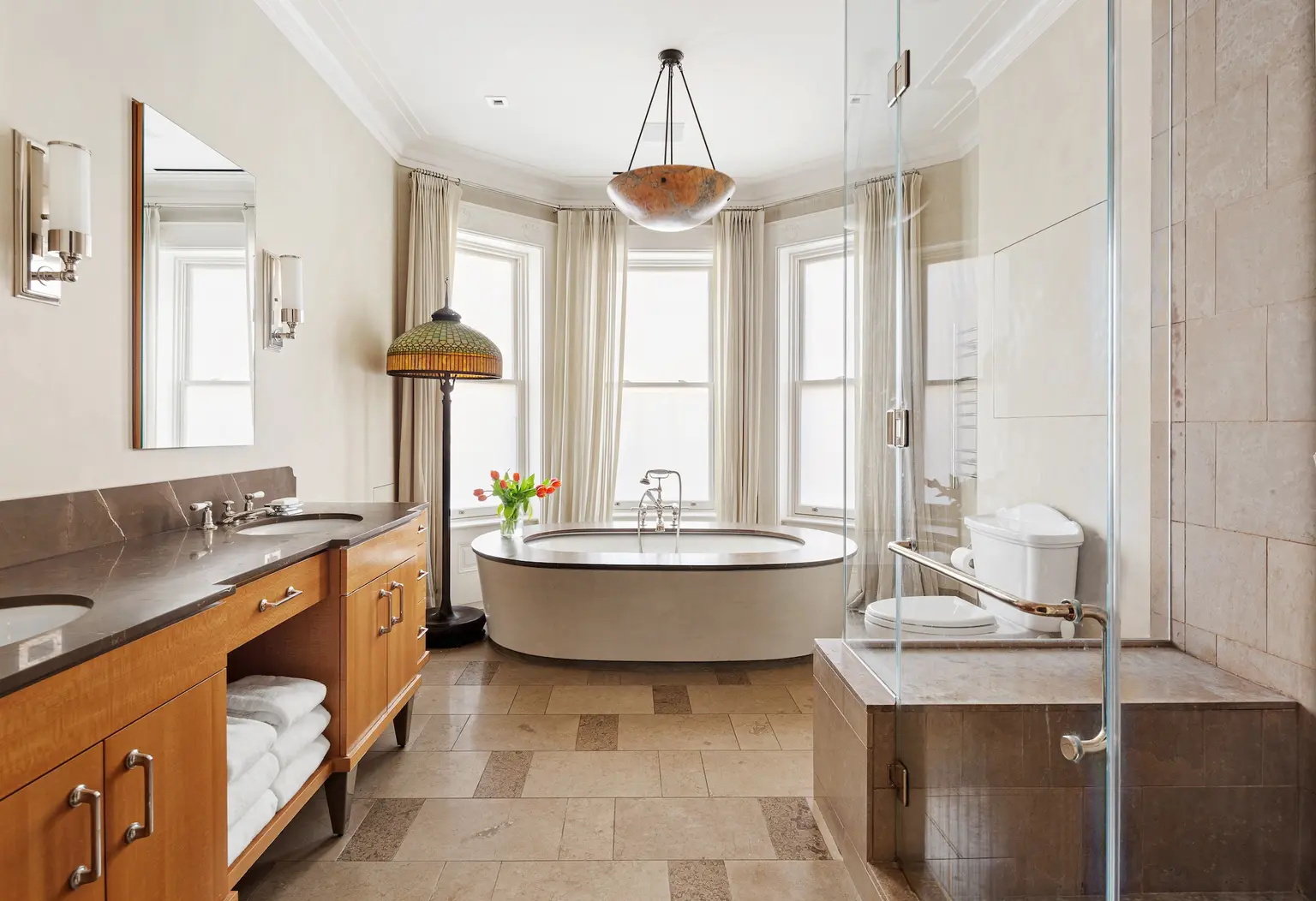 This $7M limestone townhouse brings restored Park Slope perfection to ...