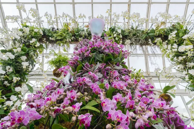 Walk the runway at the New York Botanical Garden’s fashion-forward orchid show