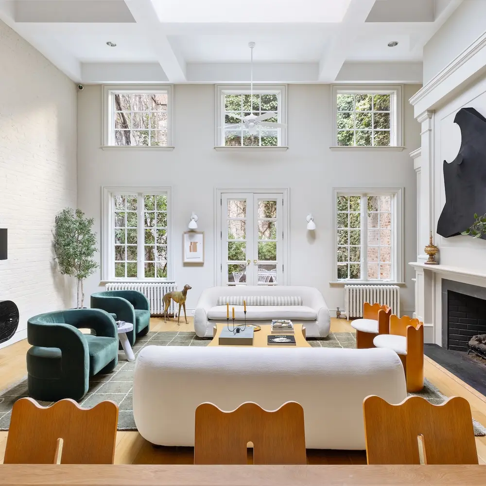 This $12.5M Chelsea carriage house has a garage, three outdoor spaces, and a two-bedroom flat