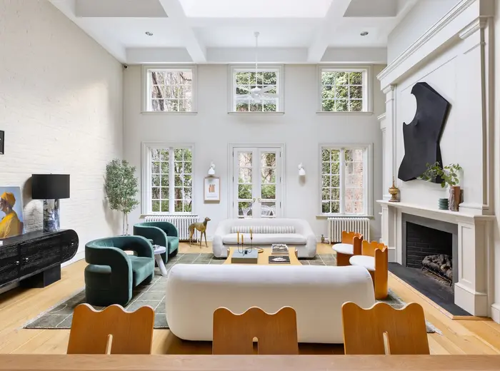 This $12.5M Chelsea carriage house has a garage, three outdoor spaces, and a two-bedroom flat