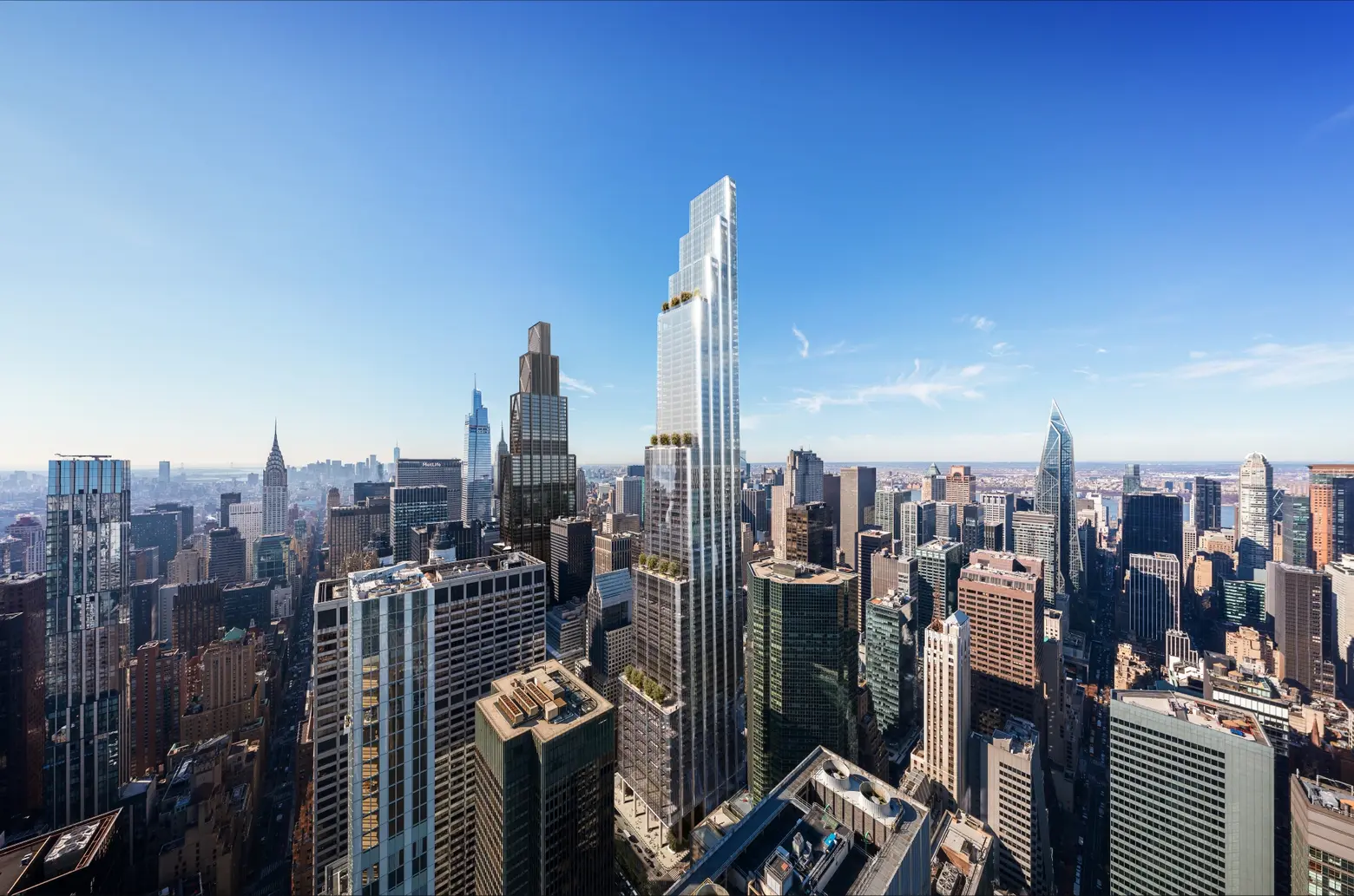 1,600-foot-tall office tower 350 Park Avenue prepares to enter public review