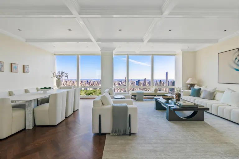 For $8.85M, a condo with Central Park and Manhattan skyline views from every room
