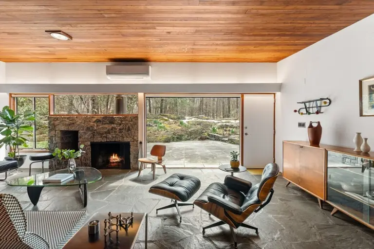 A fashion designer’s cozy converted 1920s barn in upstate NY asks $2.9M