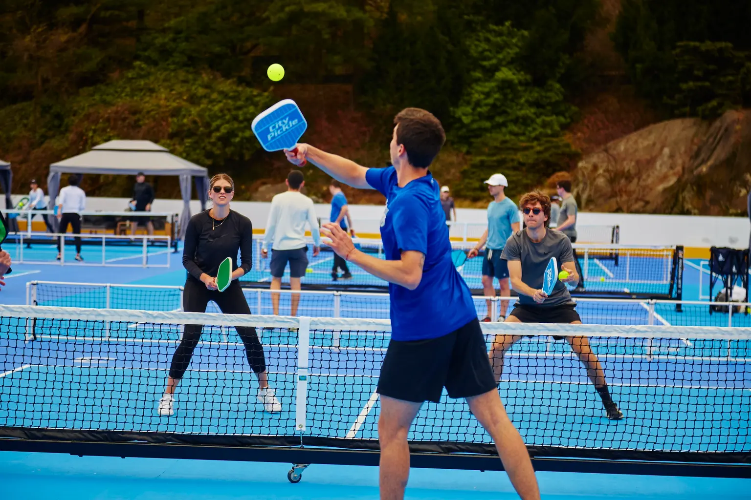 Pickleball is now a summer attraction at Central Park's Wollman Rink ...