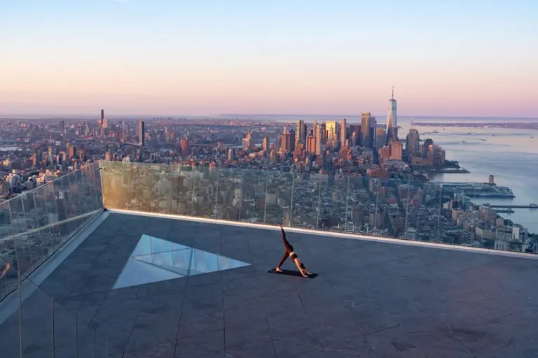 Sky-high yoga classes return to Hudson Yards’ 100th-floor observation deck Edge