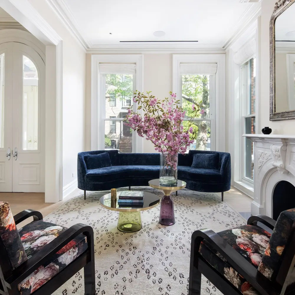 Inside this $12.75M Park Slope brownstone, architect-designed perfection includes a separate studio and two-car garage