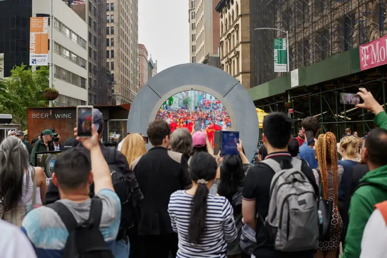 A ‘portal’ to Dublin opens in New York City