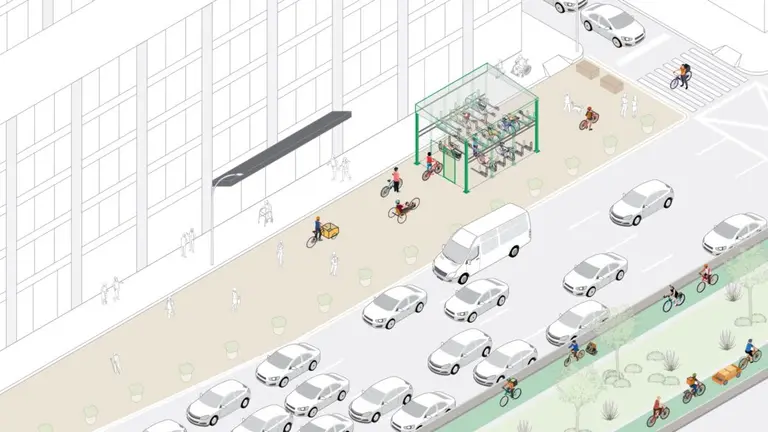 NYC looks to install 500 secure bike parking facilities