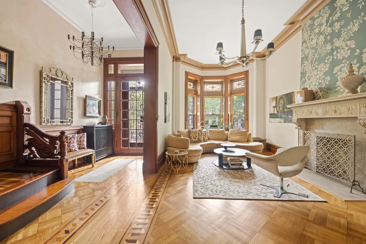 This $6.5M triple-bay brownstone is ready for instant Park Slope living