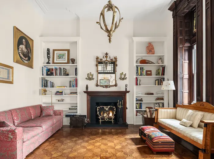This $5M co-op at The Osborne has old-world glamour, Tiffany glass, and a bonus studio