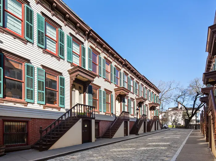 On 'secret' Sylvan Terrace in Washington Heights, a renovated wood frame townhouse asks $1.8M
