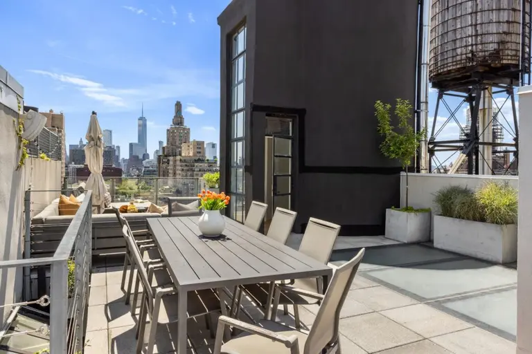This $4.25M Village condo has a deck with city views–and a rooftop studio inside an old water tank