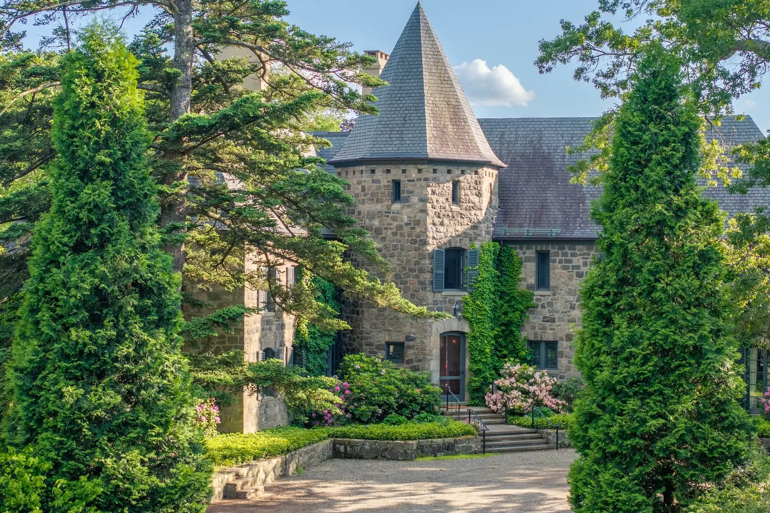 Live a life of country grandeur at this $12.25M French-inspired stone chateau in Garrison, N.Y.