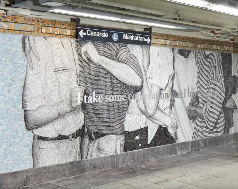 Mosaics reflecting intimacy of NYC public life installed at Williamsburg subway station