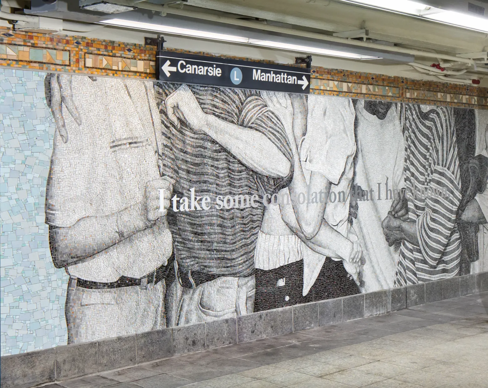 Mosaics reflecting intimacy of NYC public life installed at Williamsburg subway station