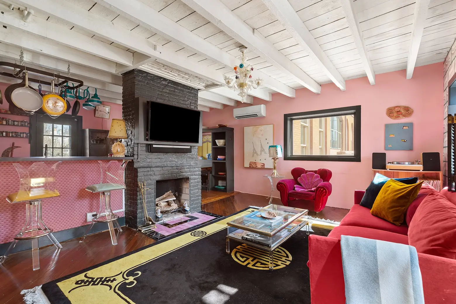 This $2.7M Red Hook home brings color and creativity to townhouse living