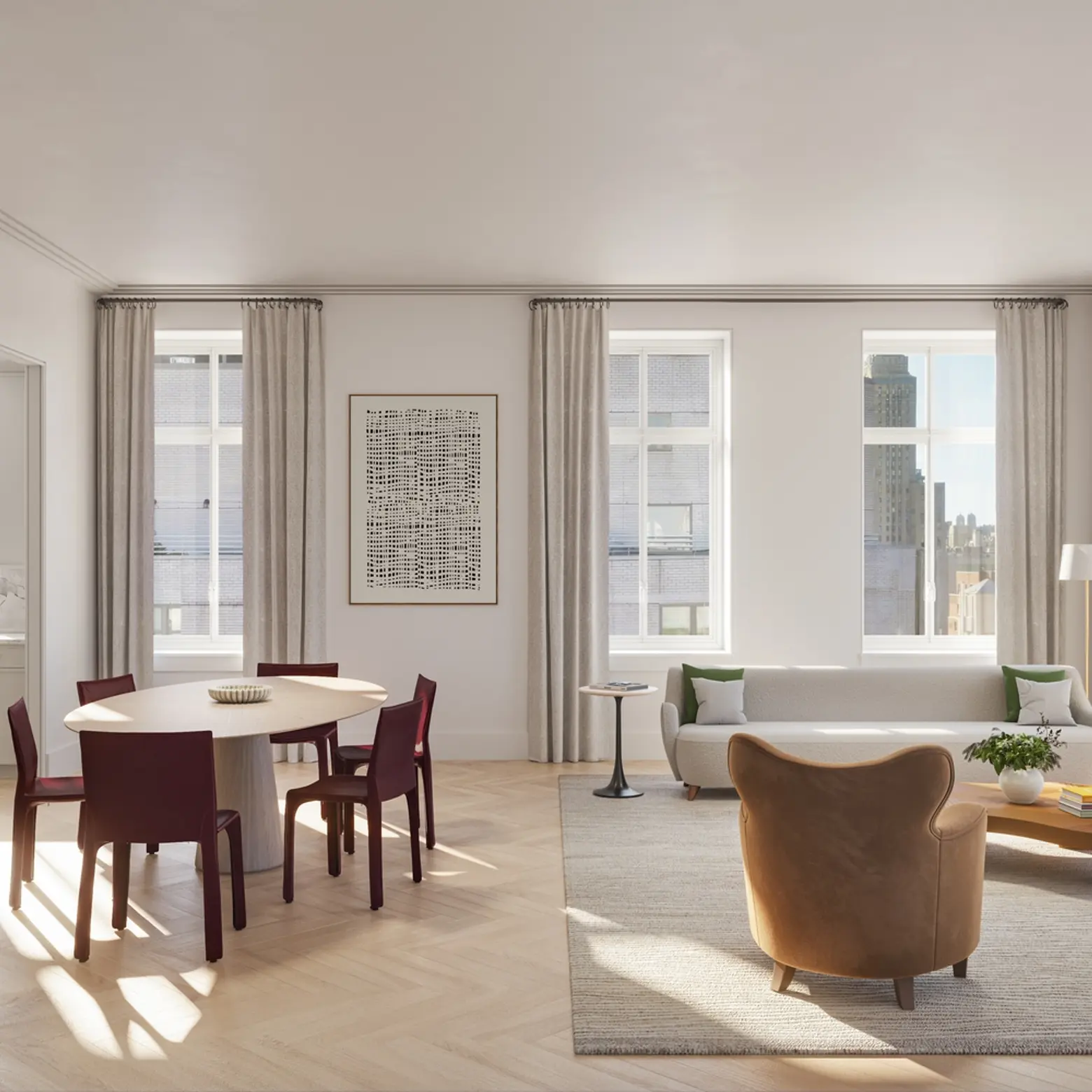 Spacious two- to six-bedroom homes on the Upper East Side