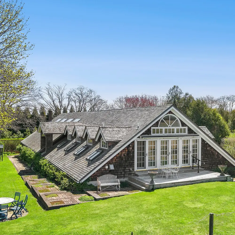Asking $4.5M, this eclectic Bridgehampton home and artists' studio was once a potato barn
