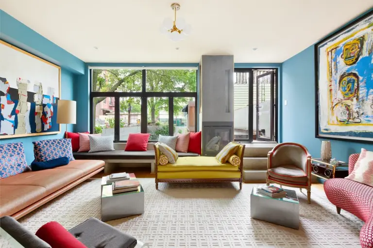 For $3.85M, a designer’s Williamsburg townhouse offers eclectic interiors and flexible spaces