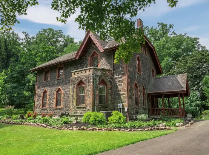 'Stonehurst' is a perfect name for this historic $2.5M Gothic Revival home in Rockland County