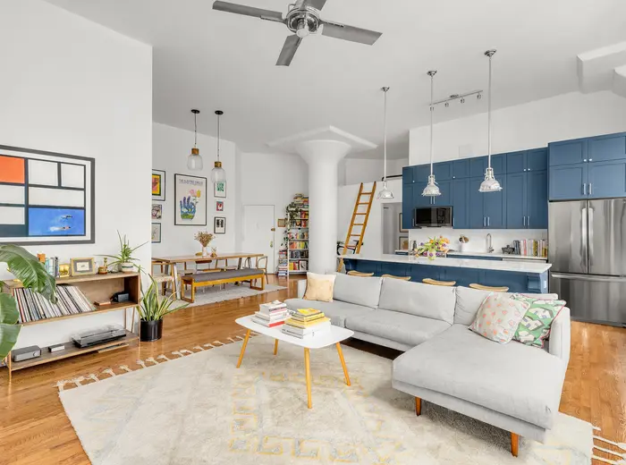 $1.5M Clinton Hill co-op is a modern home base in a classic loft space