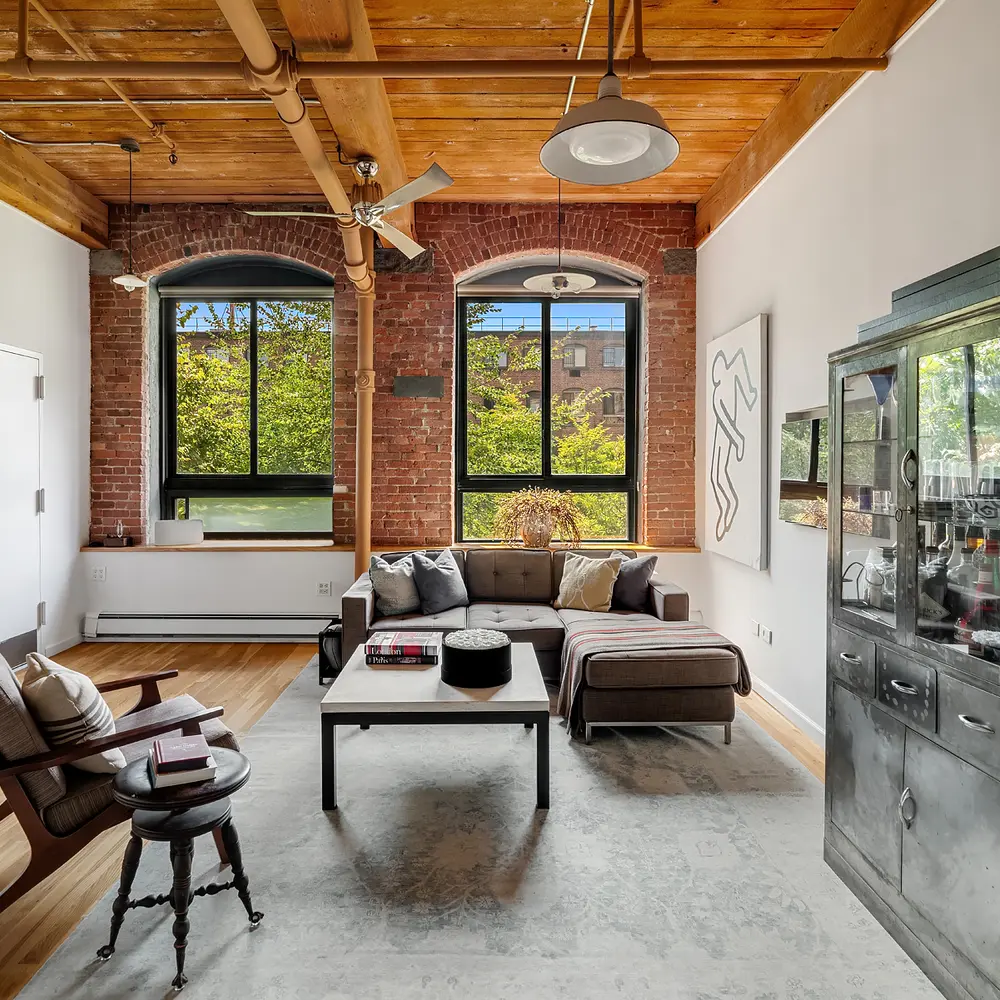 This $1.5M Ansonia Court co-op is an old-school classic loft in prime Park Slope