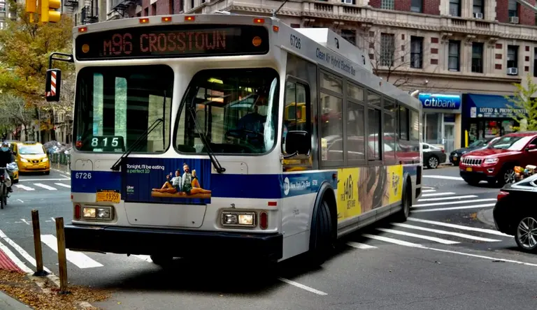 Construction begins on new 96th Street bus lanes