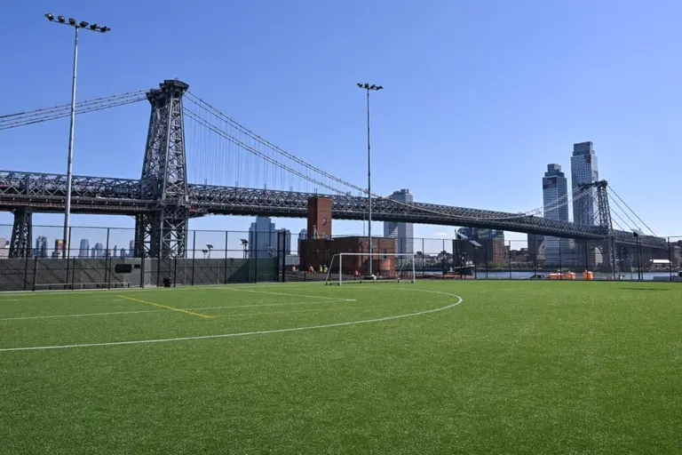 East River Park partially reopens with new ballfields and pedestrian bridge