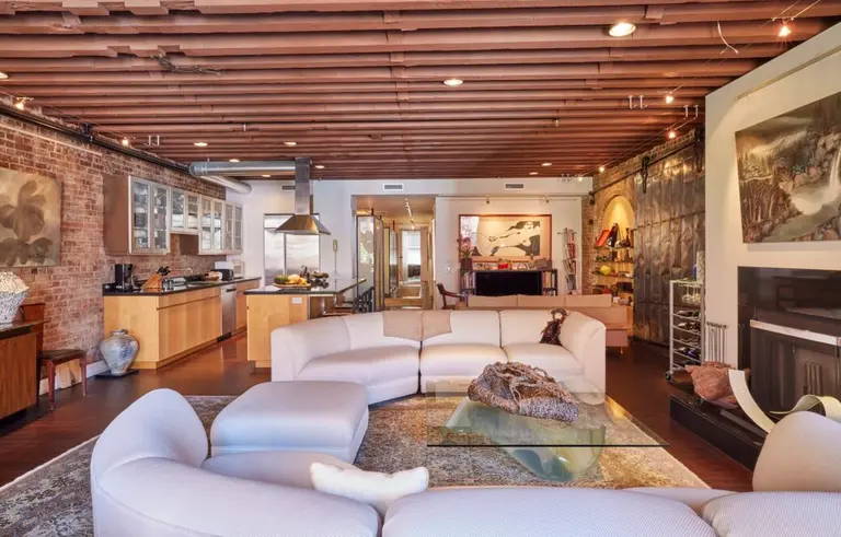 This $5.6M Tribeca condo in a former spice-grinding factory brings warmth to loft proportions