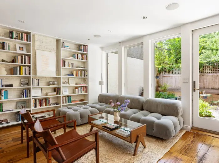 For $3.25M, this compact Boerum Hill townhouse goes beyond the condo alternative with three levels and a yard