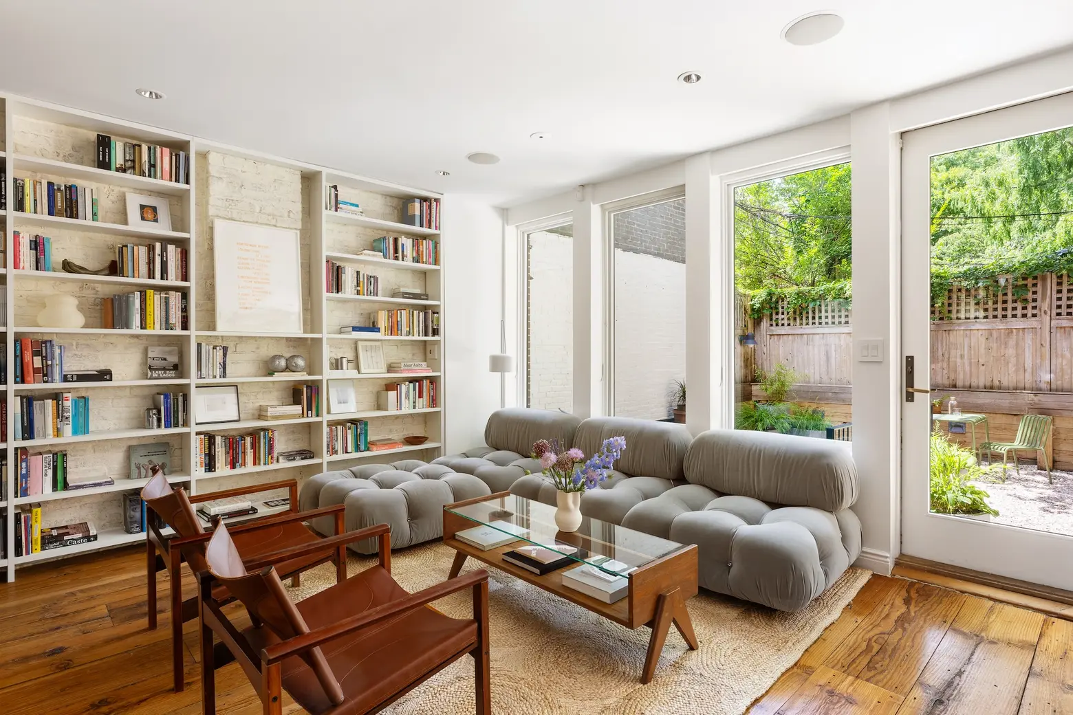 For $3.25M, this compact Boerum Hill townhouse goes beyond the condo alternative with three levels and a yard