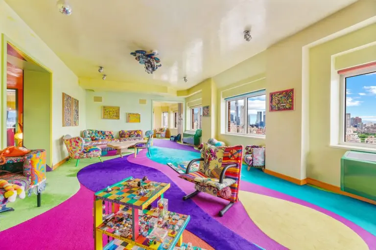 An artist’s Upper East Side condo is a palace-sized riot of joyful color for $8.75M