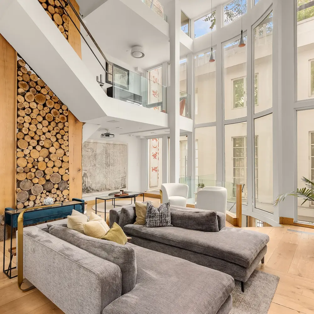 Minetta Lane townhouse with an 83-foot rock climbing wall asks $20M