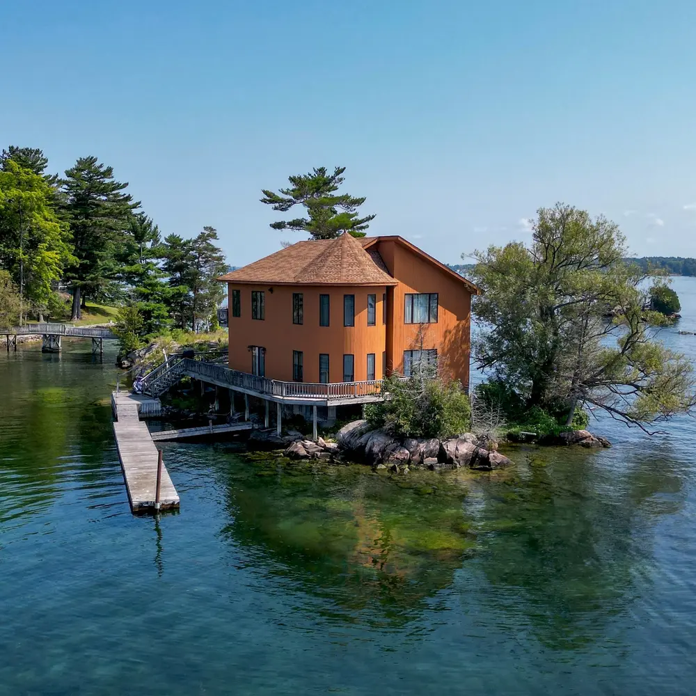 For $1.5M, get (way) off the grid in Gilded Age style on your own private island in Alexandria Bay