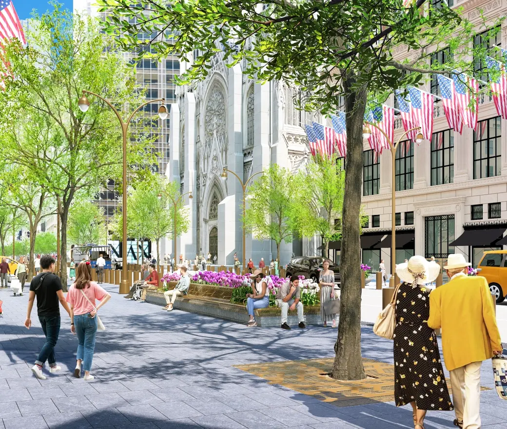 See the plan to transform Fifth Avenue into premier, pedestrian-friendly corridor