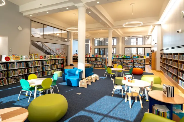 Landmarked East Harlem public library reopens after $34M renovation