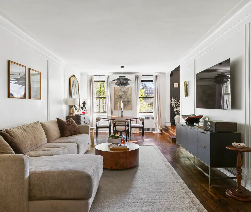 For $700K, this parkside Brooklyn co-op adds dramatic design details to classic pre-war bones