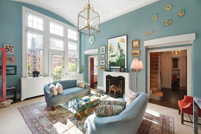 Color, texture, and pre-war details define this decorator’s dream of a $4.85M Village co-op