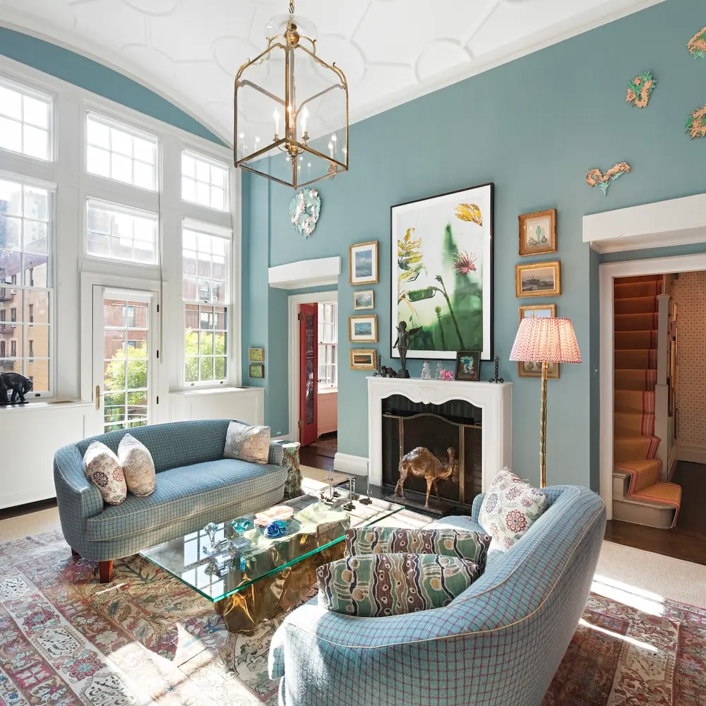 Color, texture, and pre-war details define this decorator's dream of a $4.85M Village co-op