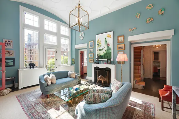 Color, texture, and pre-war details define this decorator's dream of a $4.85M Village co-op