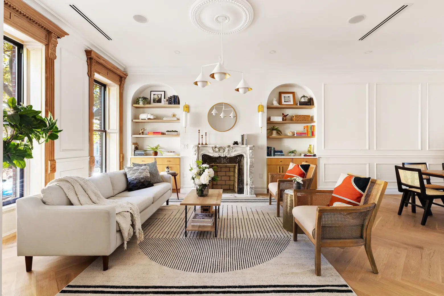 For $3M, this two-family Crown Heights townhouse fills every available inch of space with great style