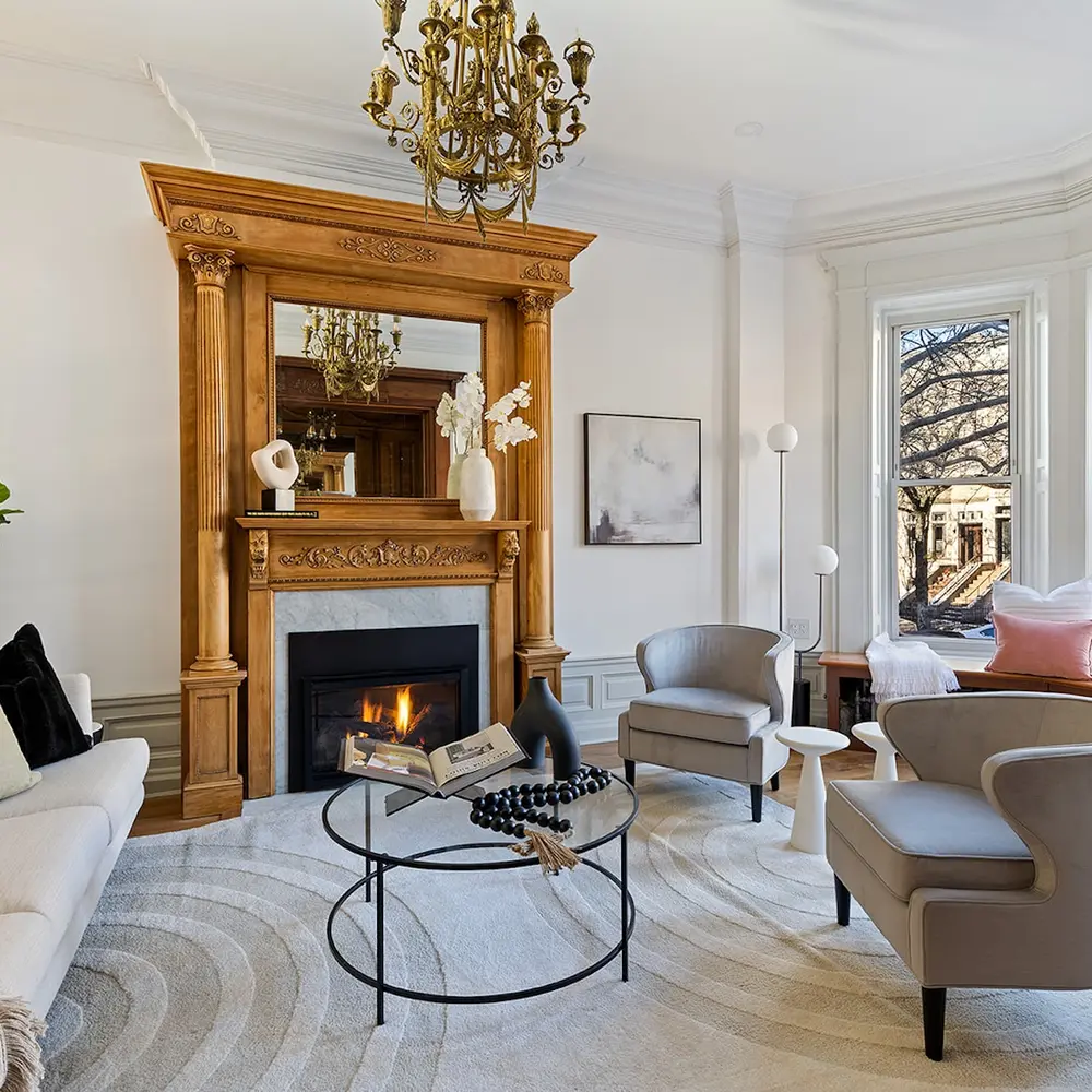 For $3.75M, this two-unit Crown Heights townhouse is filled with historic details and modern necessities