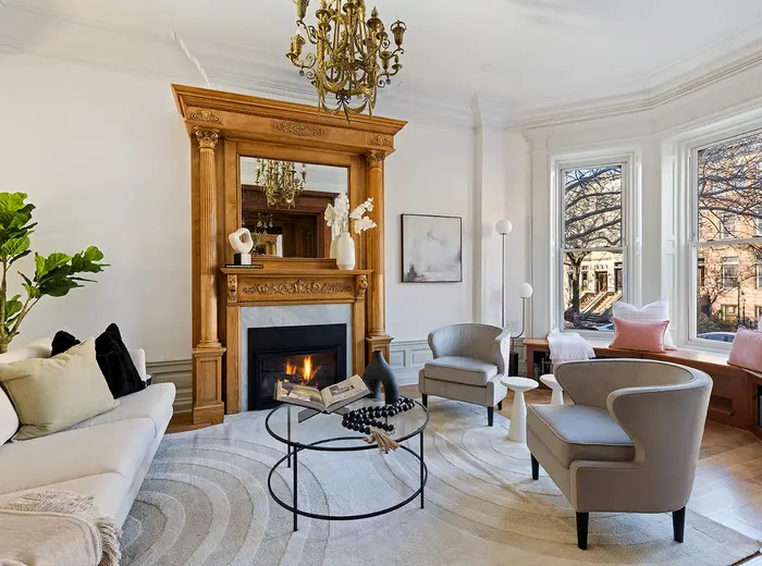 For $3.75M, this two-unit Crown Heights townhouse is filled with historic details and modern necessities