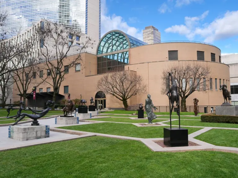 Fordham’s Lincoln Center sculpture garden debuts new exhibition, including iconic ‘Hippo Ballerina’